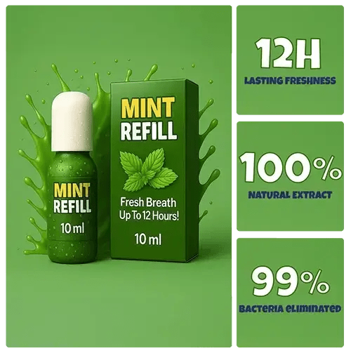 Mint Refill – date-ready breath in just one spray!