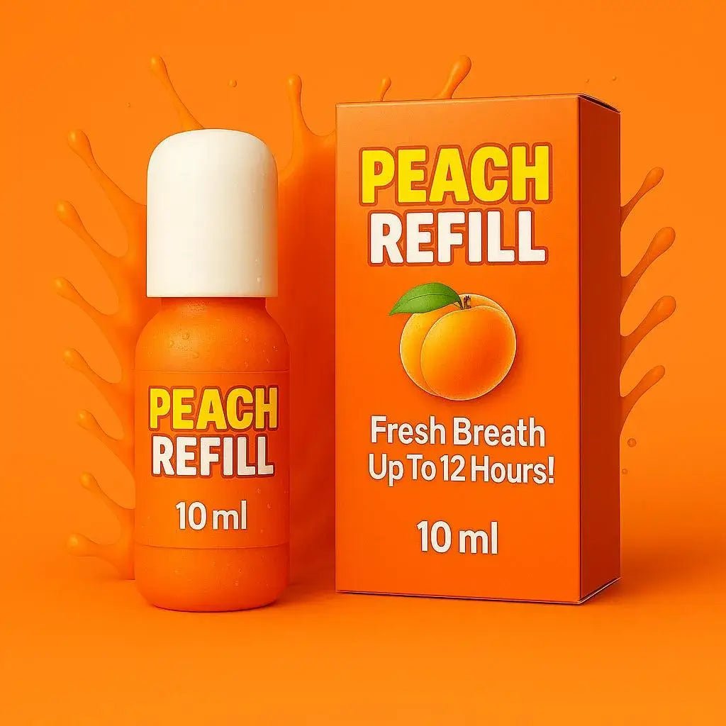 Peach Refill – date-ready breath in just one spray!